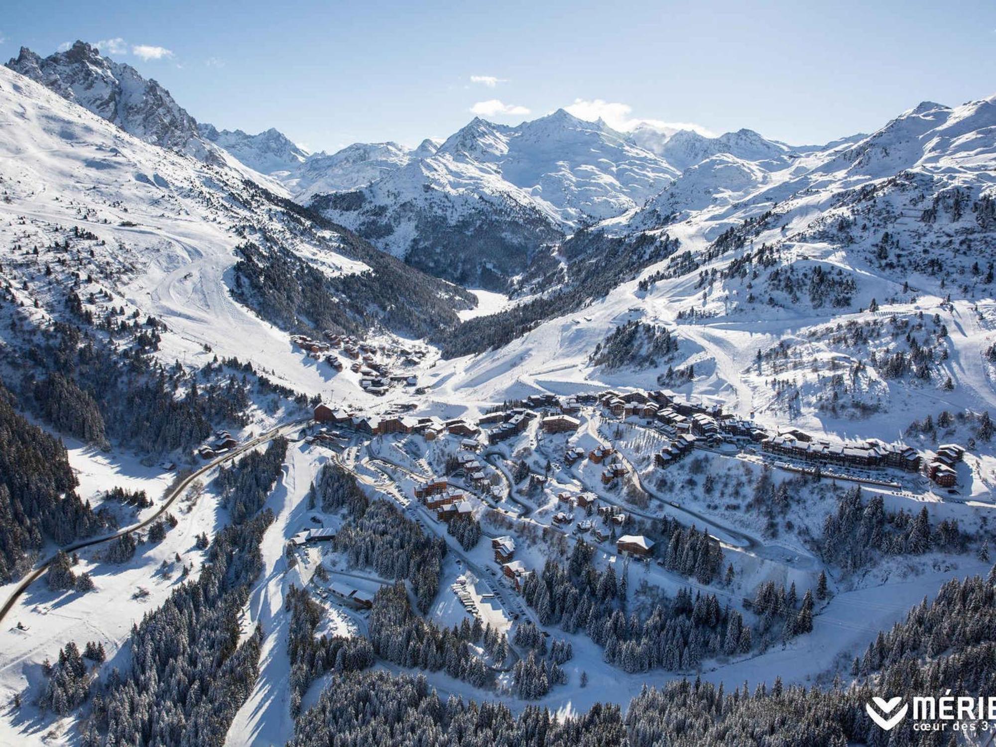 Appartement Ensoleille Avec Tv, Proche Pistes Et Commerces, Residence Plein Soleil, Les Allues - Fr-1-182-18 Méribel Kültér fotó